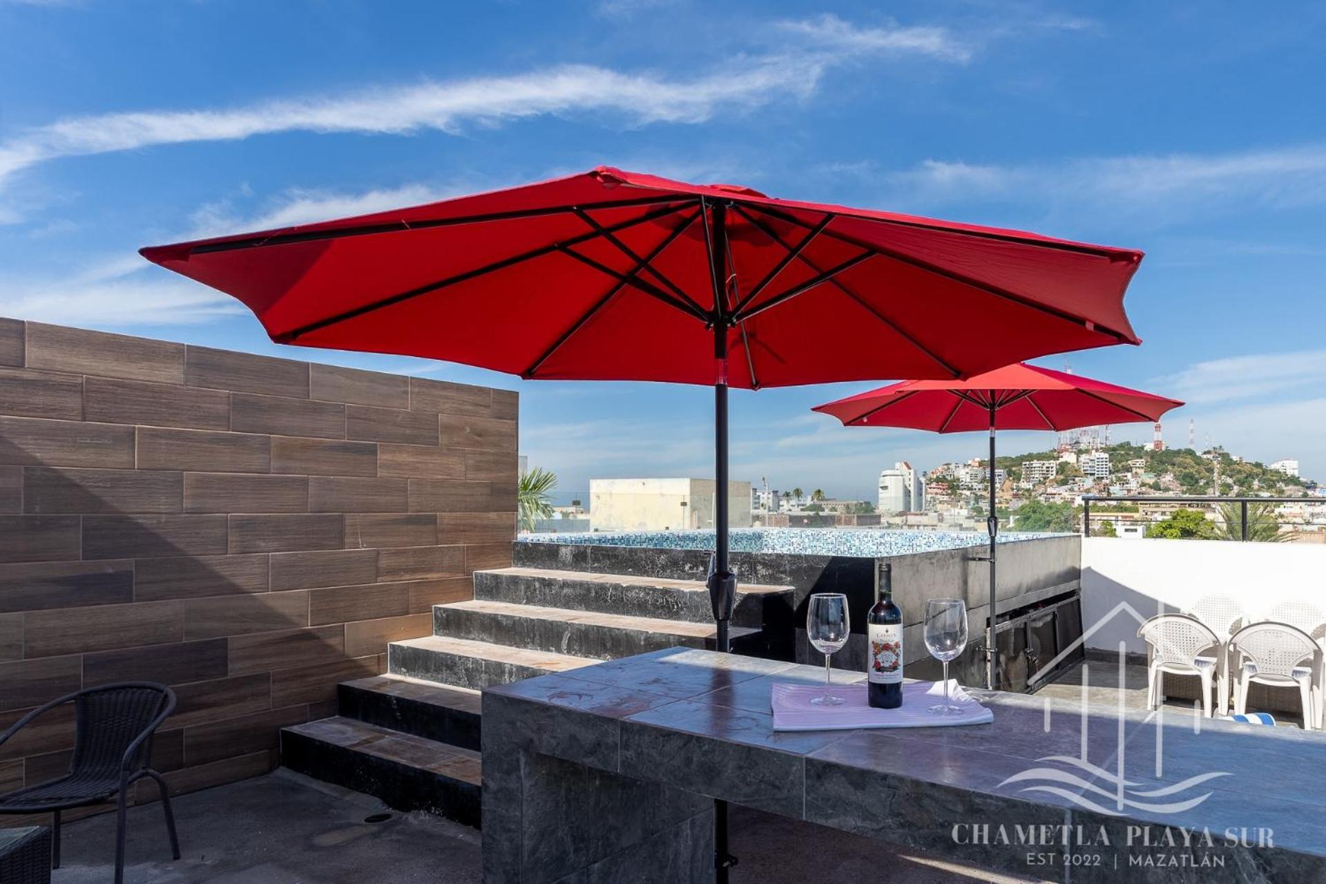 New & Modern, 5 Star Area, Walk 2 Beach, Pool, Views, King Bed Mazatlán Exteriér fotografie